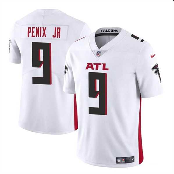 Men & Women & Youth Atlanta Falcons #9 Michael Penix Jr White 2024 Draft Vapor Untouchable Limited Stitched Jersey->atlanta falcons->NFL Jersey